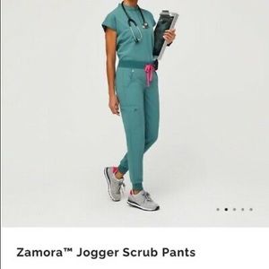 BNWT Figs hydrogreen tall zamora joggers